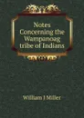 Notes Concerning the Wampanoag tribe of Indians. - William J Miller