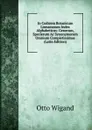 In Codicem Botanicum Linnaeanum Index Alphabeticus: Generum, Specierum Ac Synonymorum Omnium Completissimus (Latin Edition) - Otto Wigand