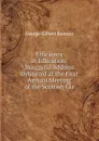 Efficiency in Education: Inaugural Address Delivered at the First Annual Meeting of the Scottish Cla - George Gilbert Ramsay