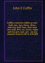 Coffin.s interest tables at one-half, one, two, three, three-and-one-half, four, four-and-one-half, five, six, seven, eight and ten per-cent. per . on any amount from .1.00 to .10,000 - John E Coffin