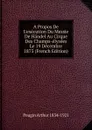 A Propos De L.execution Du Messie De Handel Au Cirque Des Champs-elysees Le 19 Decembre 1873 (French Edition) - Pougin Arthur 1834-1921