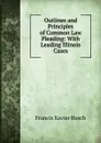 Outlines and Principles of Common Law Pleading: With Leading Illinois Cases - Francis Xavier Busch