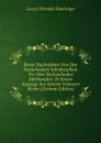 Kurze Nachrichten Von Den Vornehmsten Schriftstellern Vor Dem Sechszehnden Jahrhundert: In Einem Auszuge Aus Seinem Grossern Werke (German Edition) - Georg Christoph Hamberger