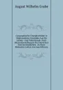 Geographische Charakterbilder in Abgerundeten Gemalden Aus Der Lander- Und Volkerkunde: Nach Musterdarstellungen Der Deutschen Und Auslandischen . Zu Einer Bildenden Lektur (German Edition) - August Wilhelm Grube