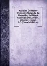 Annales Du Musee D.histoire Naturelle De Marseille, Published Aux Frais De La Ville ., Volume 1,.issues 1-3 (French Edition) - 