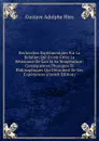 Recherches Experimentales Sur La Relation Qui Existe Entre La Resistance De L.air Et Sa Temperature: Consequences Physiques Et Philosophiques Qui Decoulent De Ces Experiences (French Edition) - Gustave Adolphe Hirn