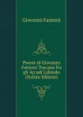 Poesie di Giovanni Fantoni Toscano fra gli Arcadi Labindo (Italian Edition) - Giovanni Fantoni