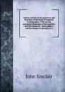 Letters written to the governor and directors of the Bank of England, in September, 1796: on the pecuniary distresses of the country, and the means of . same subject, and the means of speedily re-e - John Sinclair