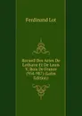 Recueil Des Actes De Lothaire Et De Louis V, Rois De France (954-987) (Latin Edition) - Ferdinand Lot