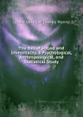 The Belief in God and Immortality, a Psychological, Anthropological, and Statistical Study - Leuba James H. (James Henry)