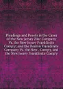 Pleadings and Proofs in the Cases of the New Jersey Zinc Company Vs. the New Jersey Franklinite Comp.y; and the Boston Franklinite Company Vs. the New . Comp.y, and the New Jersey Franklinite Comp.y - 