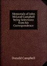 Memorials of John McLeod Campbell being Selections from his Correspondence - Donald Campbell