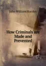 How Criminals are Made and Prevented - John William Horsley