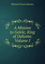 A Mission to Gelele, King of Dahome. Volume I - Richard Francis Burton