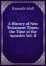 A History of New Testament Times: the Time of the Apostles Vol. II - Hausrath Adolf