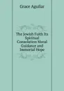 The Jewish Faith Its Spiritual Consolation Moral Guidance and Immortal Hope - Grace Aguilar