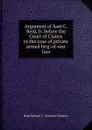 Argument of Sam C. Reid, Jr. before the Court of Claims in the case of private armed brig-of-war Gen - Reid Samuel C. (Samuel Chester)