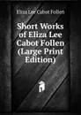 Short Works of Eliza Lee Cabot Follen (Large Print Edition) - Eliza Lee Cabot Follen