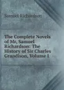 The Complete Novels of Mr, Samuel Richardson: The History of Sir Charles Grandison, Volume I - Samuel Richardson