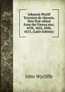 Iohannis Wyclif Tractatus de simonia. Now first edited from the Vienna mss. 4536, 1622, 4504, 4515, (Latin Edition) - Wycliffe John
