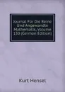 Journal Fur Die Reine Und Angewandte Mathematik, Volume 130 (German Edition) - Kurt Hensel