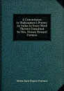 A Concordance to Shakespeare.s Poems: An Index to Every Word Therein Contained by Mrs. Horace Howard Furness - Helen Kate Rogers Furness