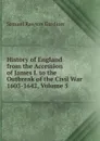 History of England from the Accession of James I. to the Outbreak of the Civil War 1603-1642, Volume 5 - Samuel Rawson Gardiner