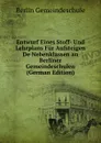 Entwurf Eines Stoff- Und Lehrplans Fur Aufsteigen De Nebenklassen an Berliner Gemeindeschulen (German Edition) - Berlin Gemeindeschule