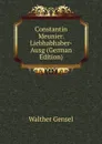 Constantin Meunier. Liebhabhaber-Ausg (German Edition) - Walther Gensel