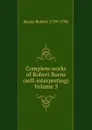 Complete works of Robert Burns (self-interpreting) Volume 3 - Robert Burns