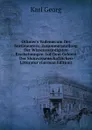 Othmer.s Vademecum Des Sortimenters: Zusammenstellung Der Wissenswurdigsten Erscheinungen Auf Dem Gebiete Der Shonwissenschaftlichen Litteratur (German Edition) - Karl Georg