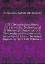 Gill.s Technological Afterw. Gill.s Scientific, Technological . Microscopic Repository; Or, Discoveries and Improvements in the Useful Arts, a . Technical Repository, by T. Gill, Volume 5 - Technological And Mic Gill's Scientific