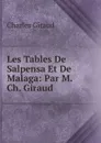 Les Tables De Salpensa Et De Malaga: Par M. Ch. Giraud . - Charles Giraud