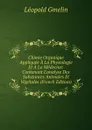 Chimie Organique Appliquee A La Physiologie Et A La Medecine: Contenant L.analyse Des Substances Animales Et Vegetales (French Edition) - Gmelin Leopold