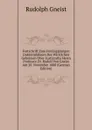 Festschrift Zum Funfzigjahrigen Doktorjubilaum Des Wirklichen Geheimen Ober-Justizraths Herrn Professor Dr. Rudolf Von Gneist Am 20. November 1888 (German Edition) - Rudolph Gneist