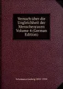 Versuch uber die Ungleichheit der Menschenracen Volume 4 (German Edition) - Schemann Ludwig 1852-1938