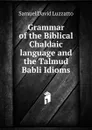 Grammar of the Biblical Chaldaic language and the Talmud Babli Idioms - Samuel David Luzzatto