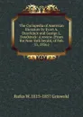 The Cyclopedia of American literature by Evart A. Duyckinck and George L. Duyckinck: A review. (From the New York herald, of Feb. 13, 1856.) - Rufus W. 1815-1857 Griswold