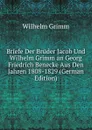Briefe Der Bruder Jacob Und Wilhelm Grimm an Georg Friedrich Benecke Aus Den Jahren 1808-1829 (German Edition) - Brüder Grimm