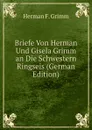 Briefe Von Herman Und Gisela Grimm an Die Schwestern Ringseis (German Edition) - Herman F. Grimm