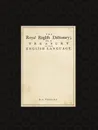 The Royal English Dictionary, or, A treasury of the english language - Daniel Fenning