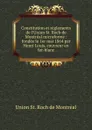 Constitution et reglements de l.Union St. Roch de Montreal microforme : fondee le 1er mai 1864 par Henri Louis, couvreur en fer-blanc - Union St. Roch de Montréal