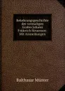 Bekehrungsgeschichte des vormaligen Grafen Johann Friderich Struensee: Mit Anmerkungen - Balthasar Münter