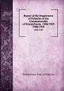 Report of the Department of Fisheries of the Commonwealth of Pennsylvania, 1908/1909. 1908/1909 - Pennsylvania. Dept. of Fisheries