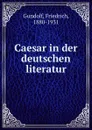 Caesar in der deutschen literatur - Friedrich Gundolf