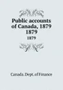 Public accounts of Canada, 1879. 1879 - Canada. Dept. of Finance