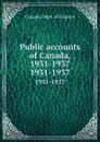 Public accounts of Canada, 1931-1937. 1931-1937 - Canada. Dept. of Finance