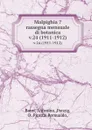 Malpighia .rassegna mensuale di botanica. v.24 (1911-1912) - Antonino Borzi