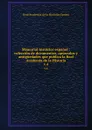 Memorial historico espanol : coleccion de documentos, opusculos y antiguedades que publica la Real Academia de la Historia. v.4 - Real Academia de la Historia Spain