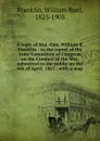 A reply of Maj.-Gen. William B. Franklin : to the report of the Joint Committee of Congress on the Conduct of the War, submitted to the public on the 6th of April, 1863 ; with a map - William Buel Franklin